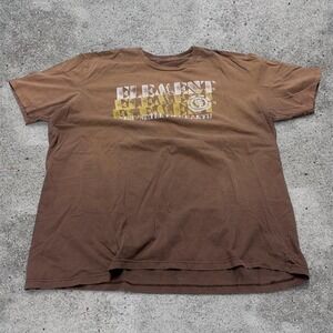 Vintage y2k element faded brown skater t-shirt